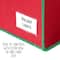 Honey Can Do Red Holiday Light Storage Box
